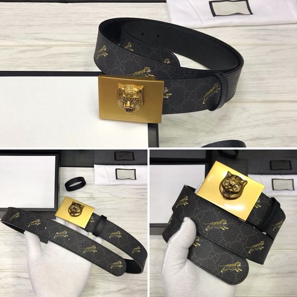 

98.5% like belt genuine leather for men's buckle jeans cowskin casual belts business cowboy waistband male fashion designer 2021new, Black;brown