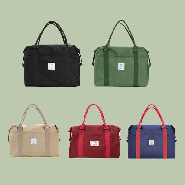 

bag capacity travel large multi-function tote canvas fitness sports storage and ketsm