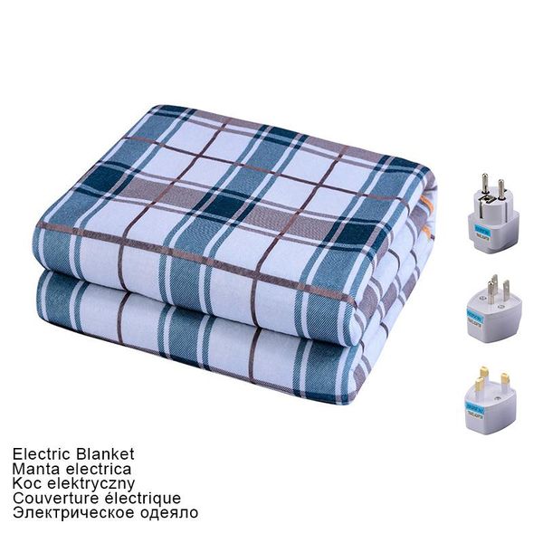 

blankets electric blanket 220v thicker heater double body warmer 180*150cm heated mattress thermostat heating