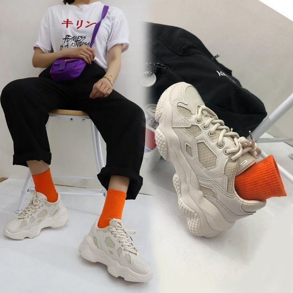 

chunky sneakers for women mesh designers platform fashion vulcanized shoes woman black casual shoes 2020 running trainers female
