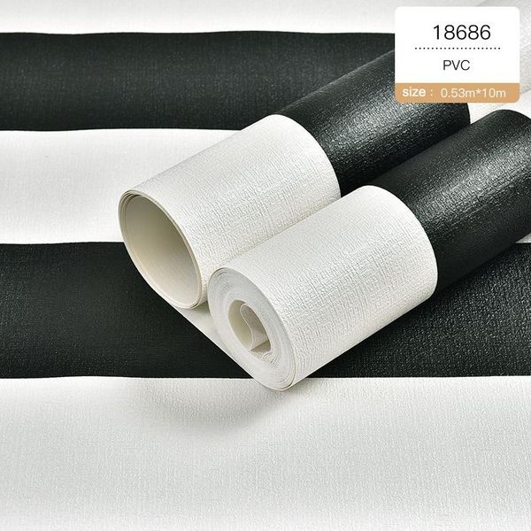 

wallpapers embossed modern minimalist black white vertical stripes wallpaper pvc bedroom living room tv wall background