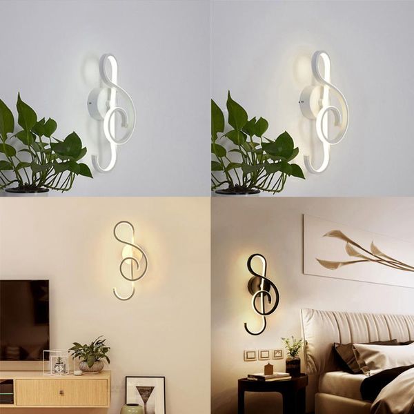 

wall lamp led note creative modern indoor el decoration children bedroom home z409