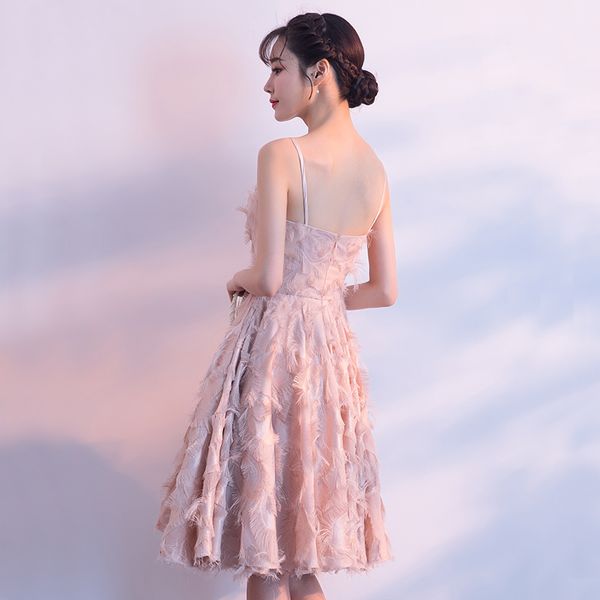 

2021 new a-line short student young short graduation dresses prom, Black