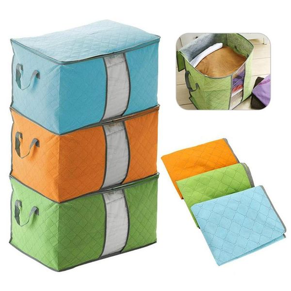 

clothing & wardrobe storage home clothes boxes closet organizer folding quilt box with space dampproof dust-proof sorting bag