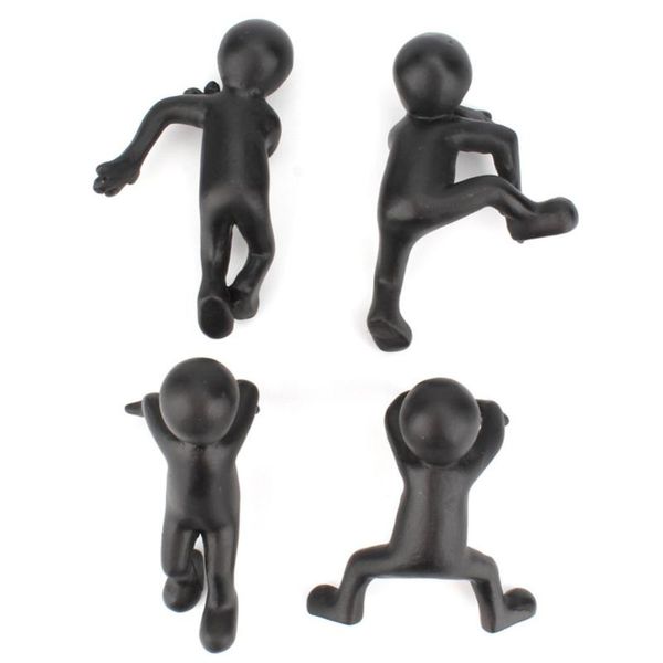 

decorative objects & figurines 4pcs garden flowerpot pendant climbing cylinder villain potted plant arts ornament pendulum