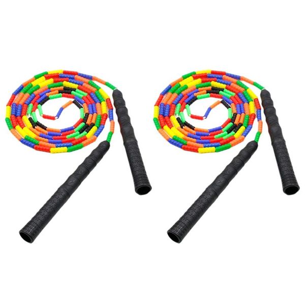 

jump ropes -2 pack double dutch rope 5m long diy suitable for children and adults