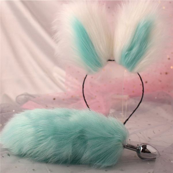 

2021 new metal plug exercise training tools artificial tail and ear cosplay beginner game for men women couple
