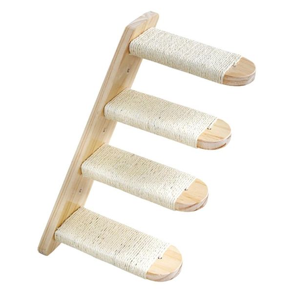 

cat beds & furniture scratcher ladder wall mount climbing shelf nap bed for creative kitten toys gift pet cats breeder