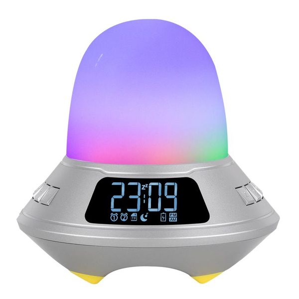 

portable speakers est syllable sg3 wireless speaker 2000ma &white noise alarm clock digital display support silent mode type-c cable