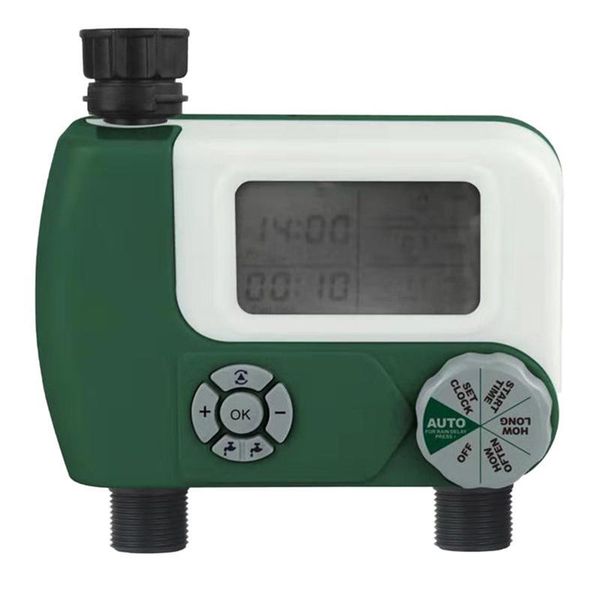 

double-outlet hose watering timer automatic electric digital irrigation timer