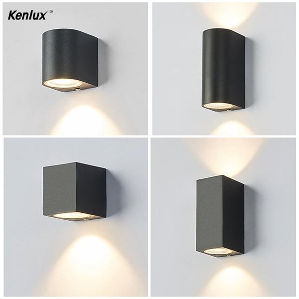 

wall lamp 5w 10w modern simple creative outdoor waterproof led courtyard lamps gate terrace balcony garden light in
