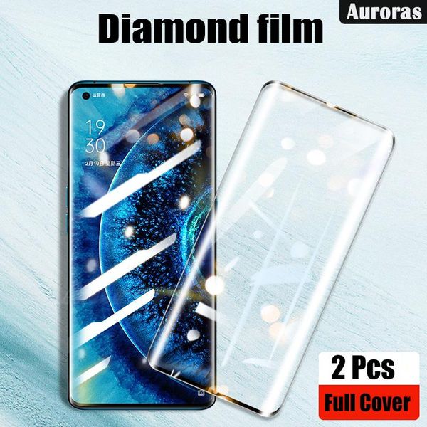 

auroras for oneplus 8 pro screen protector glass film 9d full tempered glass curved screen for one plus 8