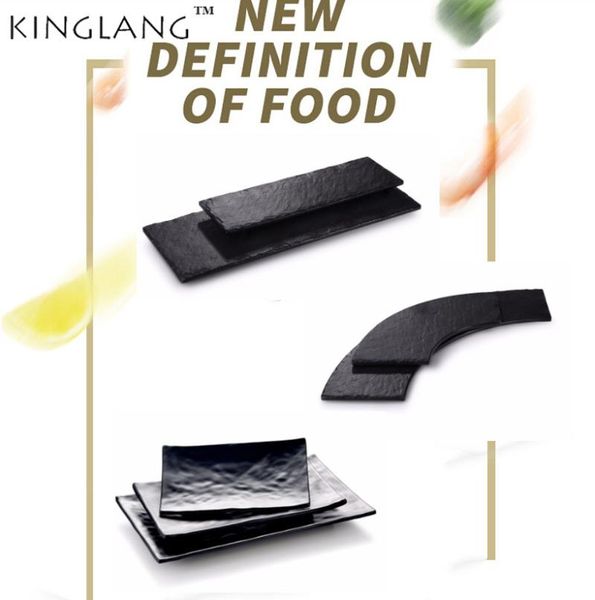 

dishes & plates japanese sushi long plate unbreakable plastic melamine for rice fish