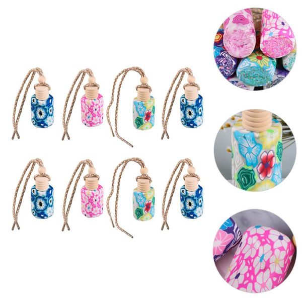 

storage bottles & jars 8 pcs car hanging perfume pendant vehicle interior decor