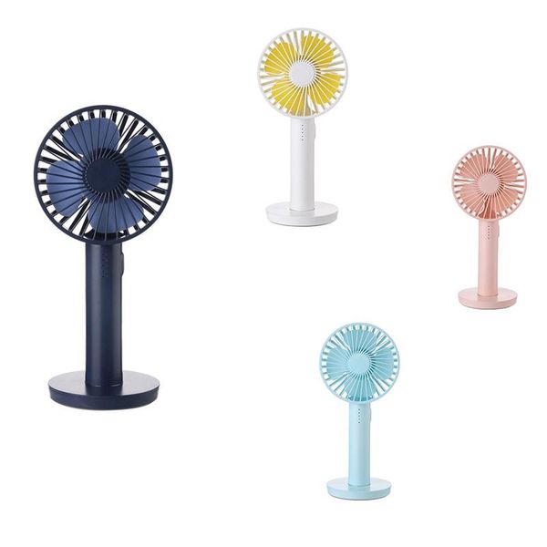 

portable handheld fan with cosmetic mirror rechargeable air cooler for home electric fans