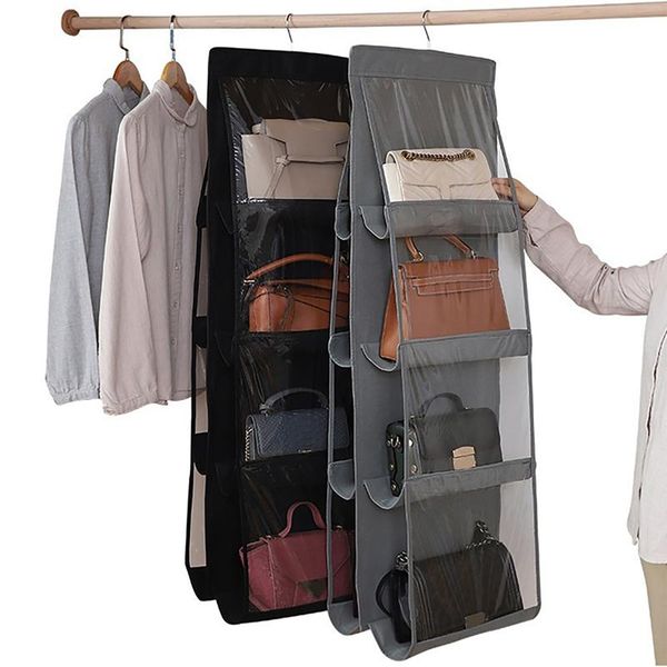 

storage baskets hanging clutch garment bag closet handbag purse organizer