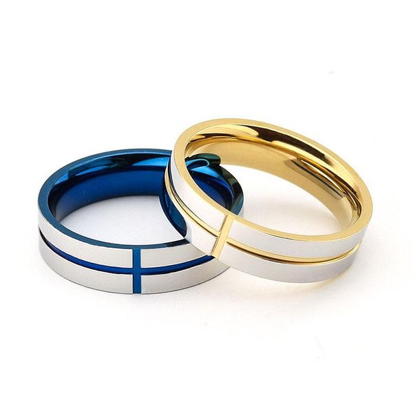 

cluster rings stainless steel ring gold men punk signet-ring male big wave mood men's finger-ring accessories gothic jewelry, Golden;silver