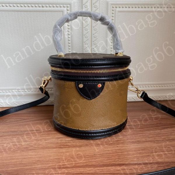 

sales newe luxuryi designera women shoulder bags leather old flower bucket bag