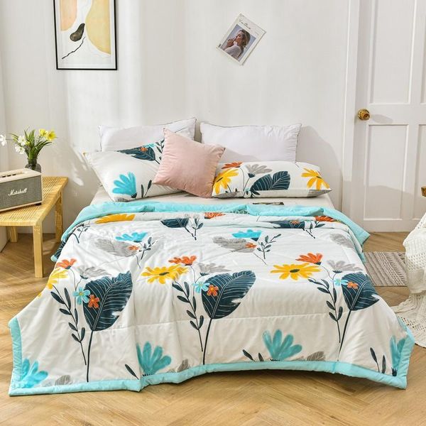 

comforters & sets cool summer quilt, air-conditioning single and double quilt