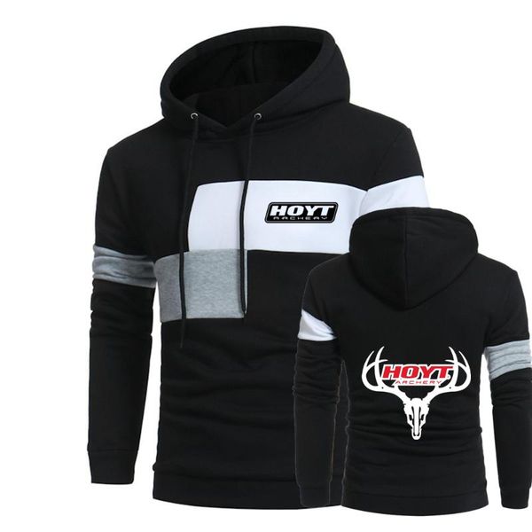

men's hoodies & sweatshirts 2021 spring autumn long sleeve comfortable hoodie pullover men hoyt logo print designer custom male all-mat, Black