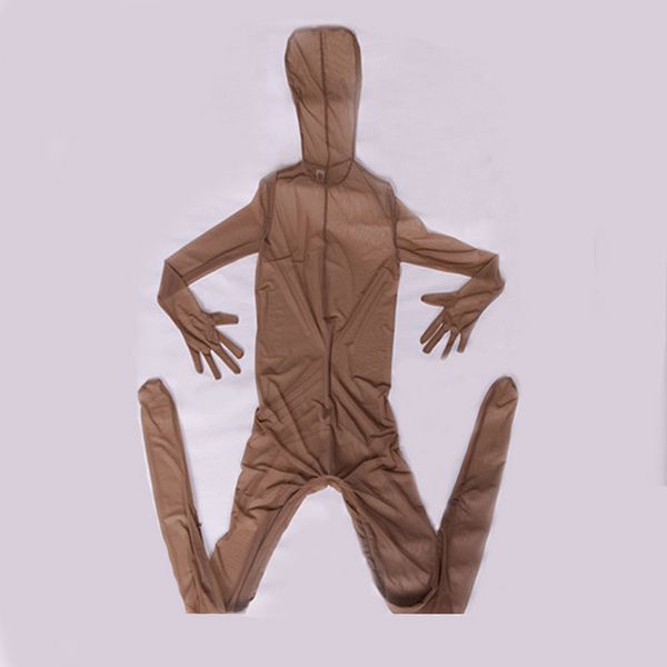 

Cosplay Sexy Sheer Mesh Full Bodysuit Pantyhose Catsuit Sexy Pantyhose Erotic Lingerie Full Cover Sheer Body Stockings