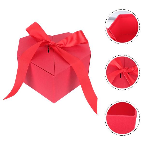 

gift wrap 1pc delicate heart-shaped packaging box romantic
