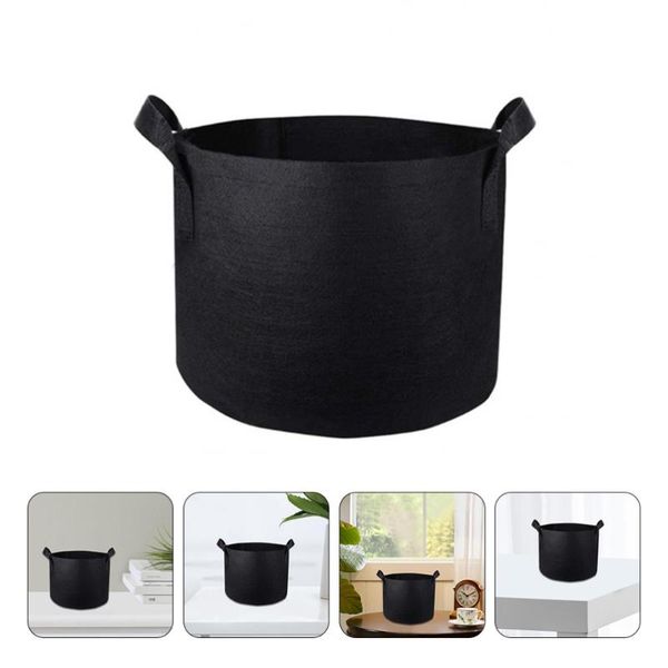 

planters & pots 5 pcs non-woven plant growing pouch seedling planting supplies
