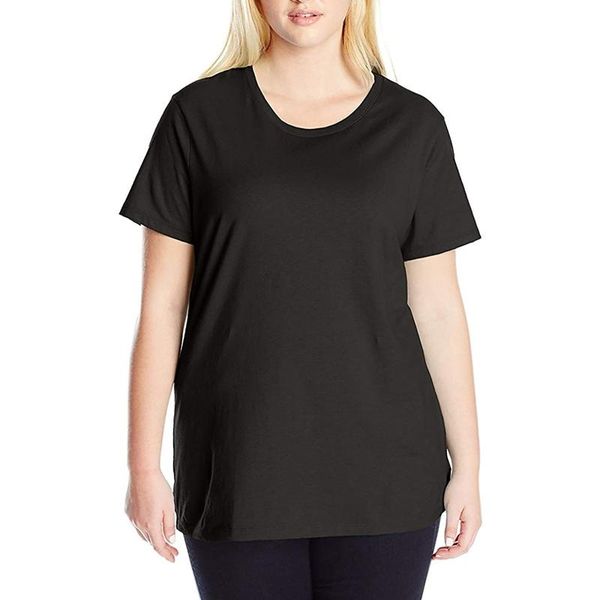 

running jerseys women o neck short sleeve friends fashion solid color t-shirt plus size round funny hipster, Black;blue