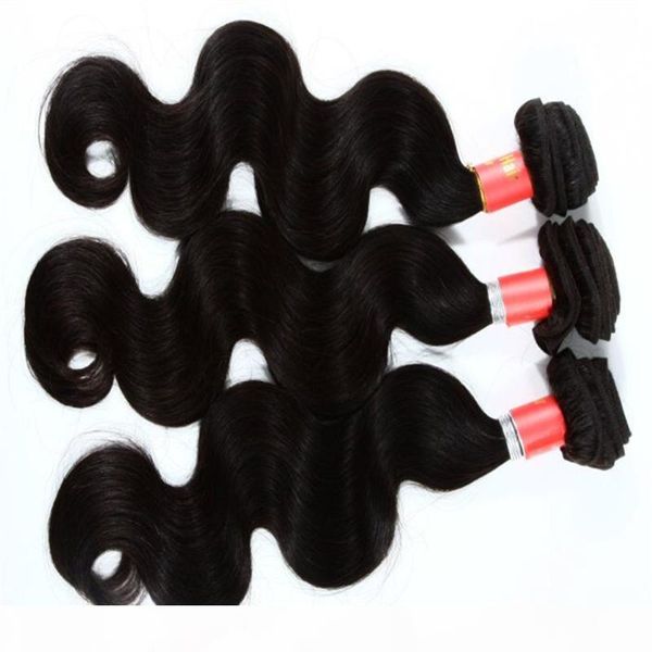 

wholesale hair products 3 bundles brazilian weave malaysian straight weft brazilian human hair bundles peruvian indian human hair weave, Black