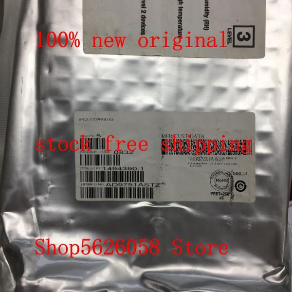 

smart power plugs ad9751astz qfp 100% original 1pcs-30pcs/lot stock