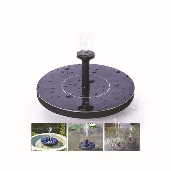 Pompa per fontana ad energia solare per esterni, vasca galleggiante per uccelli all'aperto per kit di irrigazione per laghetti da giardino