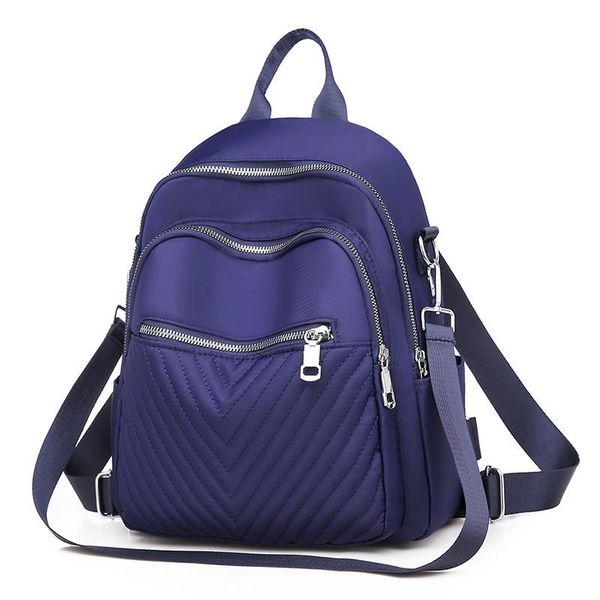 

outdoor bags 2021 women's bag trend backpack simple pu fashion student ladies