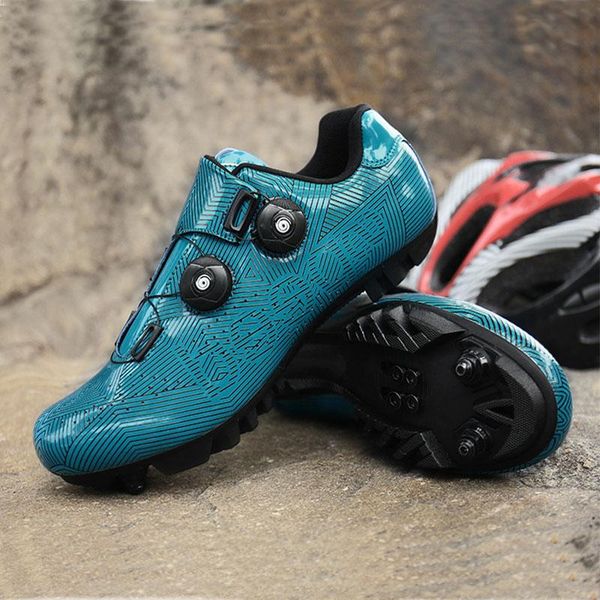 

cycling footwear professional athletic bicycle shoes mtb men self-locking road bike off-road women sneakers, Black
