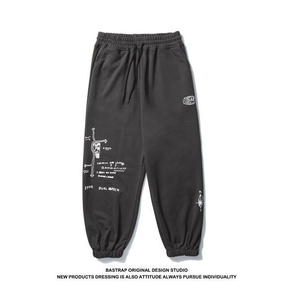 

surf men's new product in autumn and winter 2020 hip hop graffiti, Black