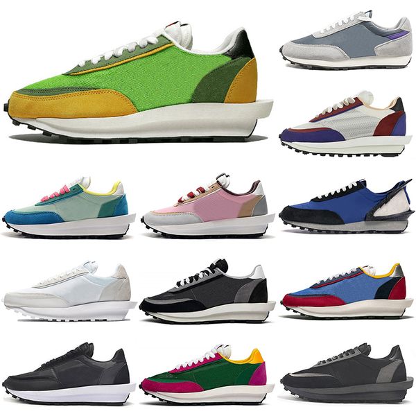 

new fashion running shoes men women white nylon black grey varsity blue pine green hyper grape pink undercover jay outdoor sports trainers s