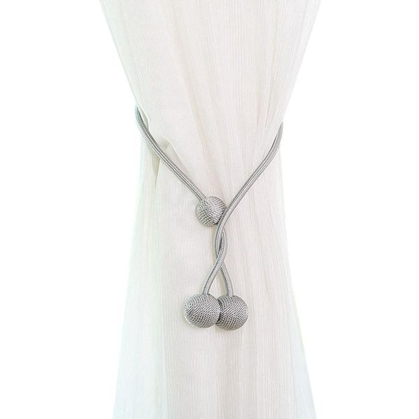

other home decor creative magnetic curtain tieback braided spherical chain buckle drapery holdback clip holders accessories