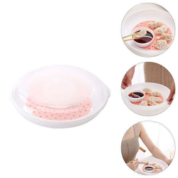 

dishes & plates practical dumpling plate fruit serving vegetable with sauce holder