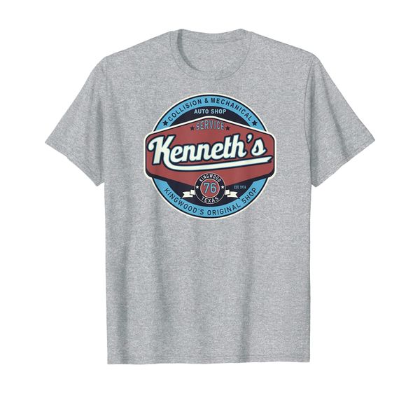 

kingwood's original shop t-shirt, White;black