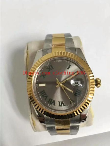 

original box men's watches sapphire v5 version bp maker 41mm 116333 calendar romen number 2813 mechanical automatic 316l steel luxury w, Slivery;brown