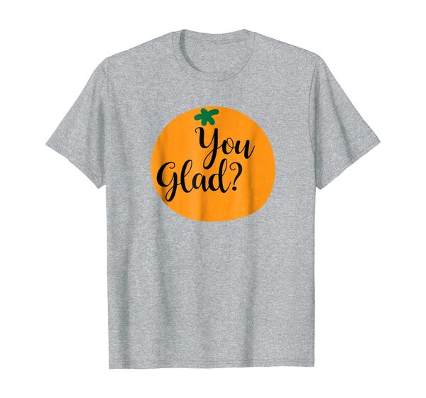 

kccreations "orange you glad" t-shirt, White;black