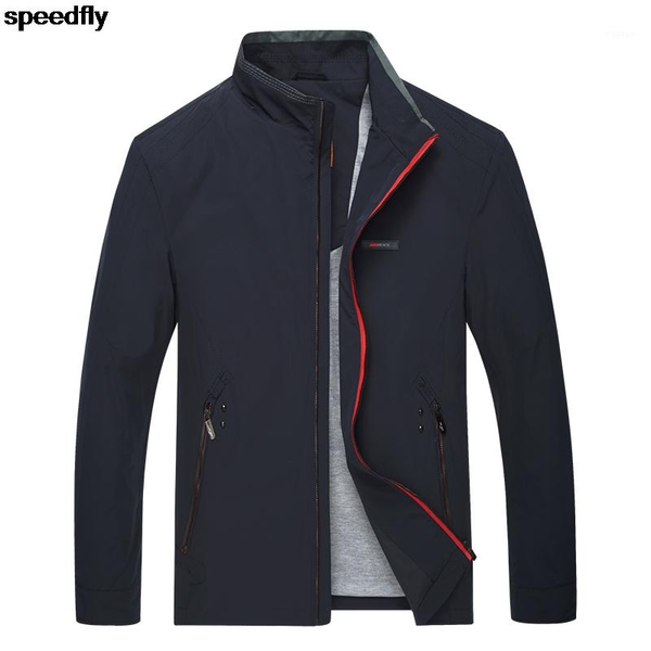 

quality casual jacket men spring autumn outerwear mandarin sportswear mens jackets for male coats men's, Black;brown