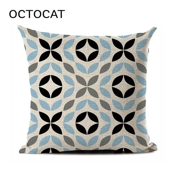 

pillow case octocat mediterranean style geometric pattern cushion cover decoration home high quality