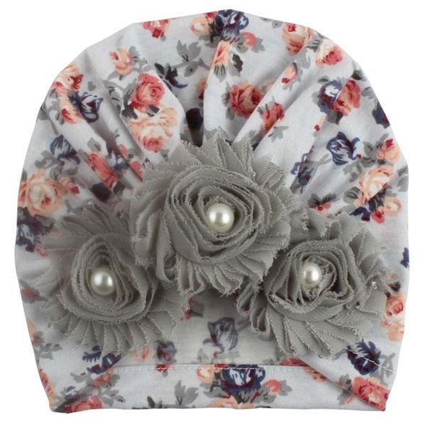 

new baby soft printing children's hat sun flower floral stick bead baby hat, Yellow