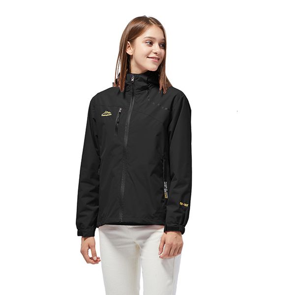 

women jackets windbreaker hooded coats windproof female outwears autumn spring waterproof jackets casual 2020 sportswears ll127 nbrx, Black;brown