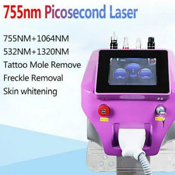 

factory selling skin whitening laser powerful picolaser all color tattoo removal equipment with focus lens #02, Black