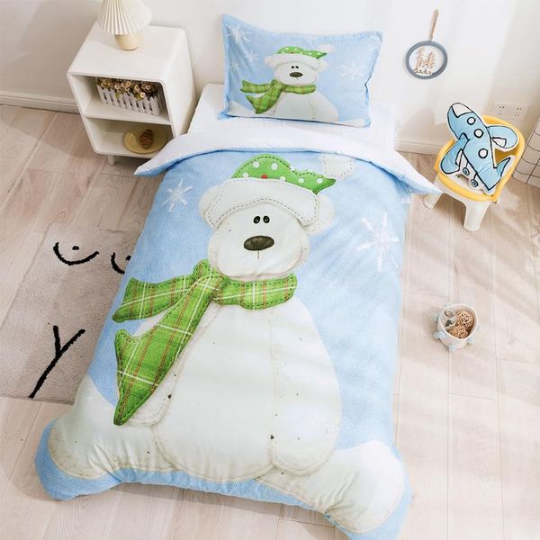 

bedding sets cartoon set 3d christmas duvet cover single bed full size comforter for kids