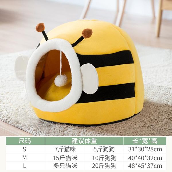 

cat beds & furniture washable sleeping bed house cute white home warm spherical outdoor camas para mascotas pet products oo50mw
