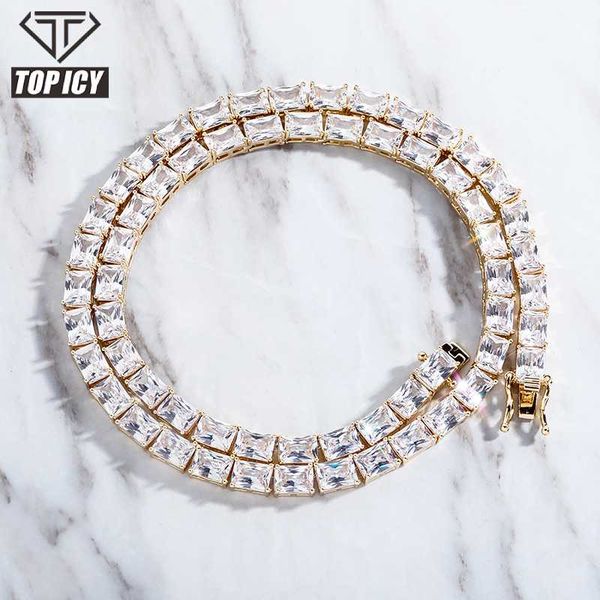 

chains icy wholesale custom iced out jewelry necklace cz bracelet tennis chain, Silver
