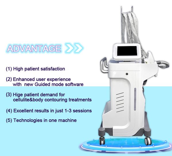 

vacuum cavitation system rf slimming machine velashape body weight loss machine 4 in 1 velashape