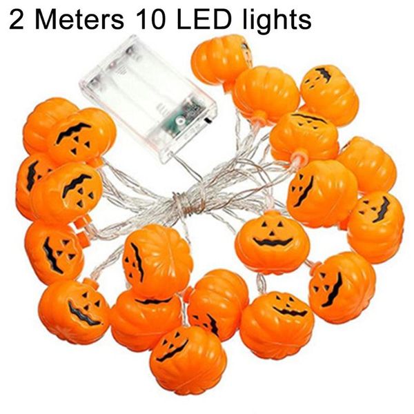 

party decoration 1 x led pumpkin lights 1-3m halloween string fairy decor hanging prop lamp in stock